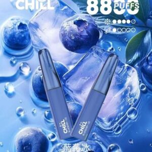 Chill 8800口拋棄式電子|冰藍莓口味|